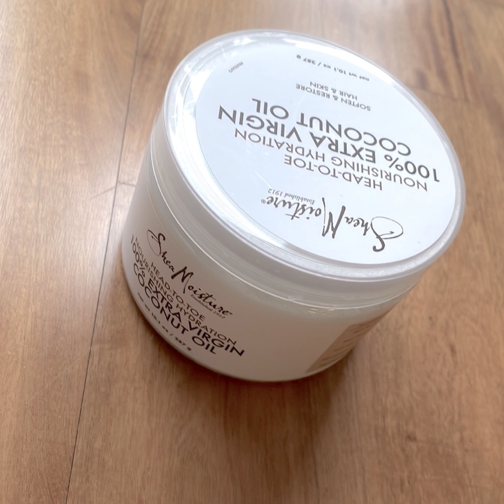 Shea Moisture 100% Extra Virgin Coconut Oil head-to-toe nourishing hydration